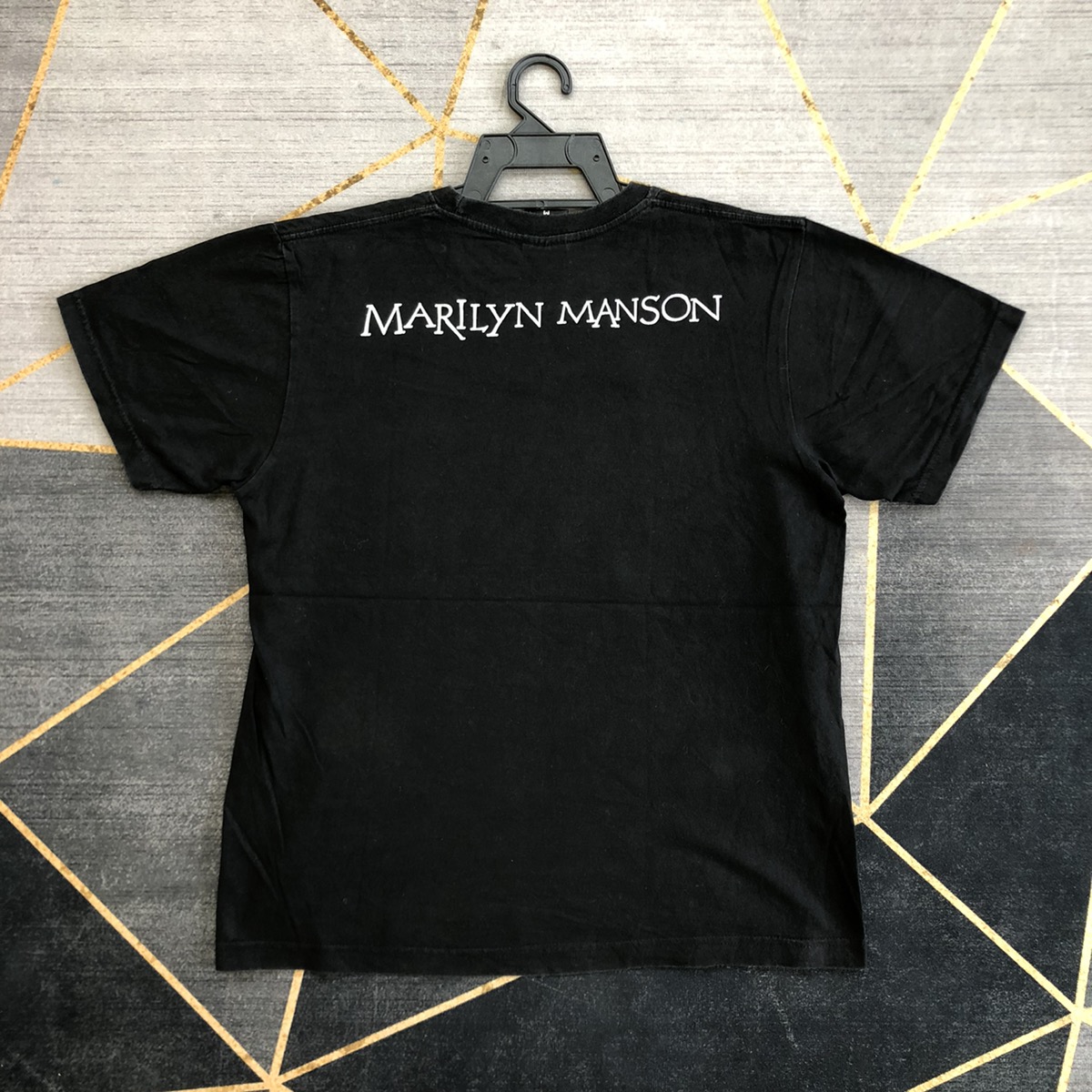 Vintage - Vintage Bootleg Marilyn Manson Band T Shirt Medium Size - 3
