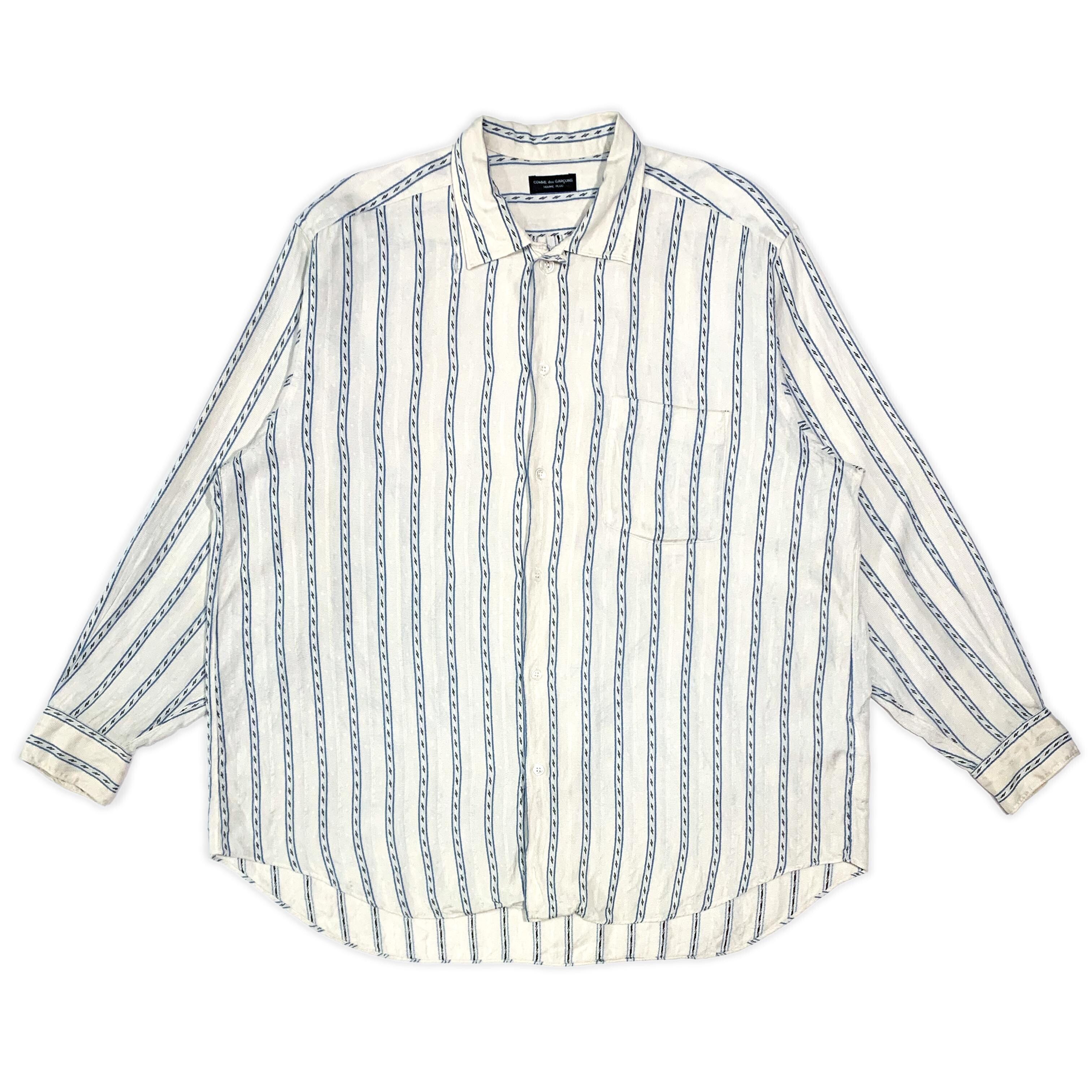 SS88 Striped Silk Shirt - 1