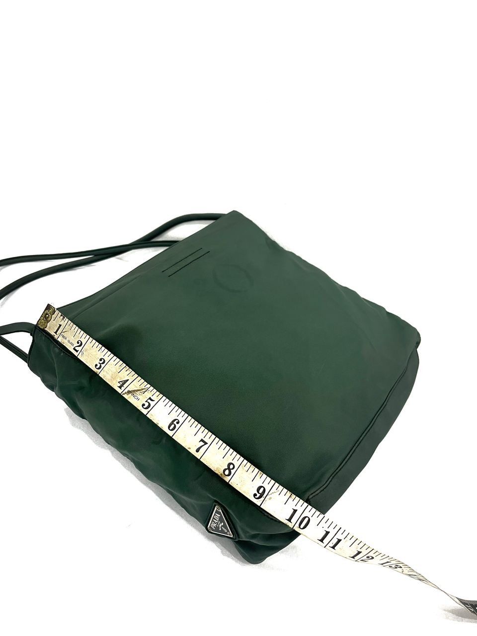 Authentic Vintage Prada Tessutto Nyalon Green Shoulder Bag - 18