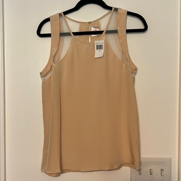 Parker Sleeveless Silk Tank - 1