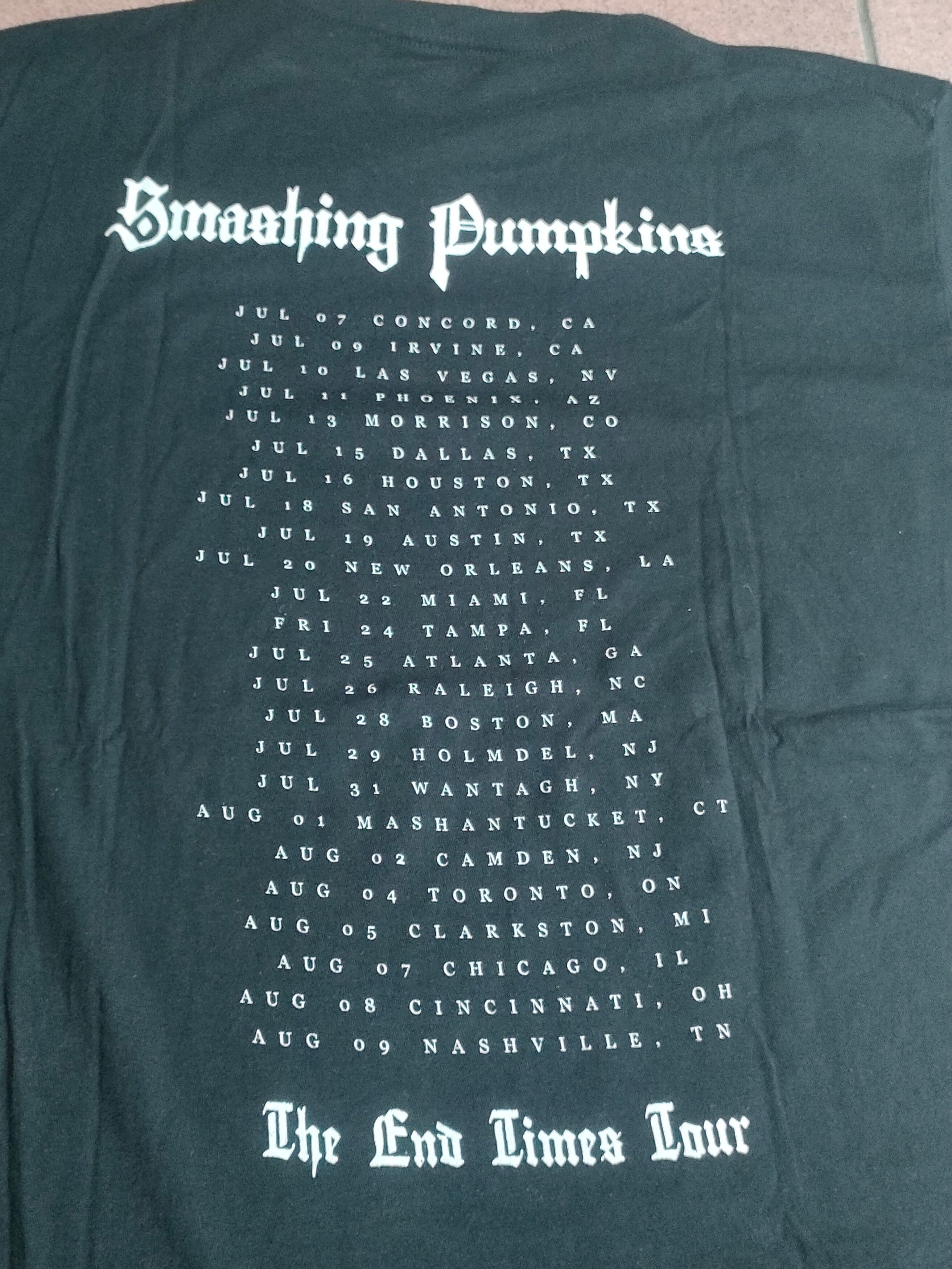 Vintage - SMASHING PUMPKINS - THE END TIMES TOUR - 5