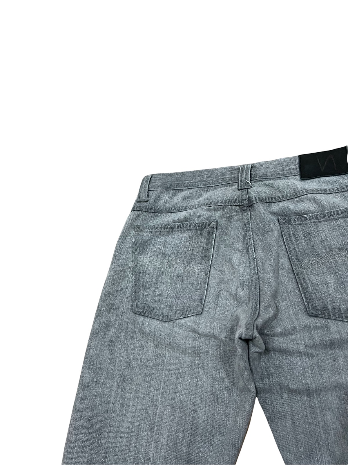 Nudie Regular Alf Used Grey Made In Italy Jeans - 5