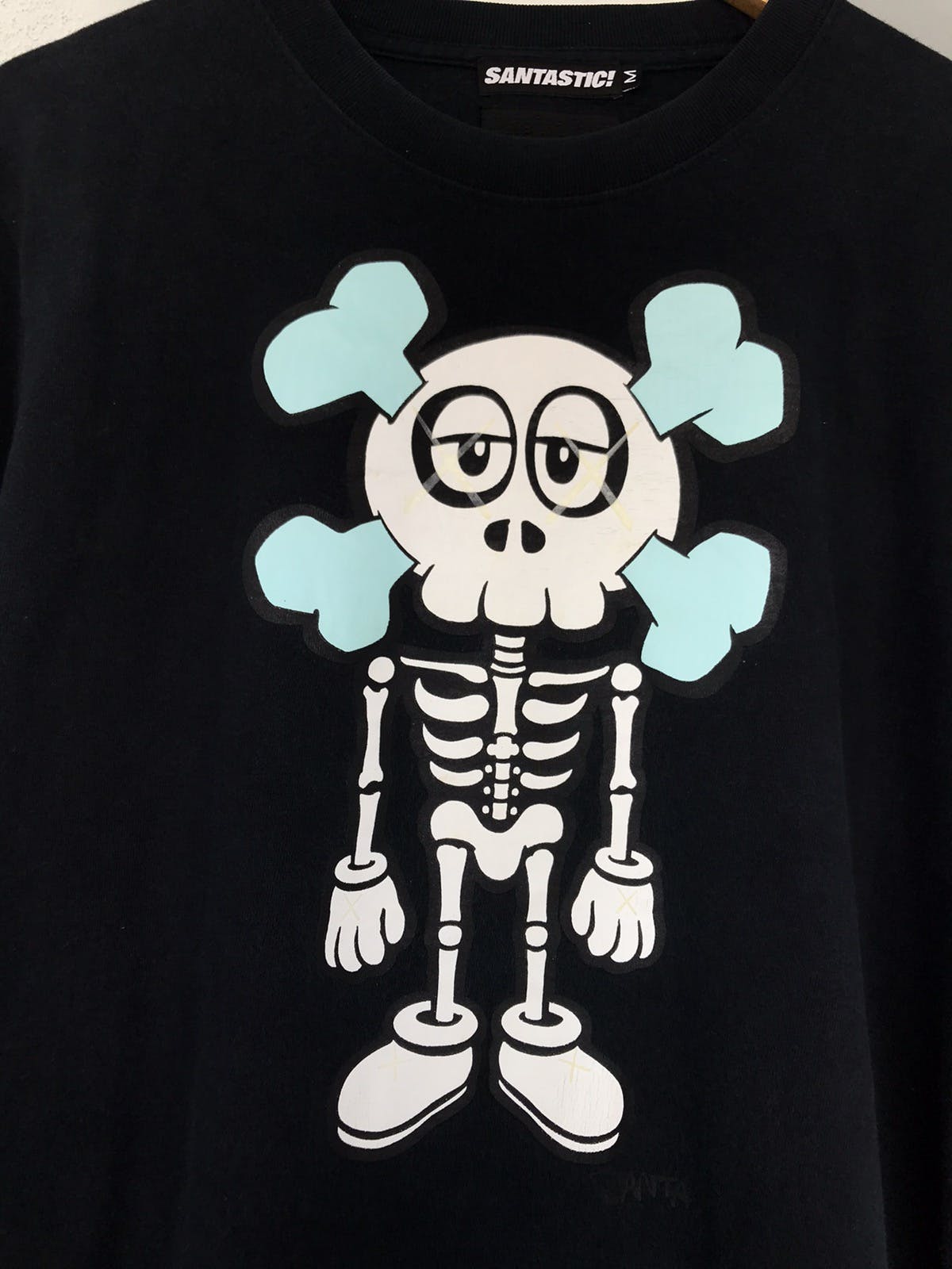 Original Fake x Santastic Kaws Hasheem Glow in the dark tee