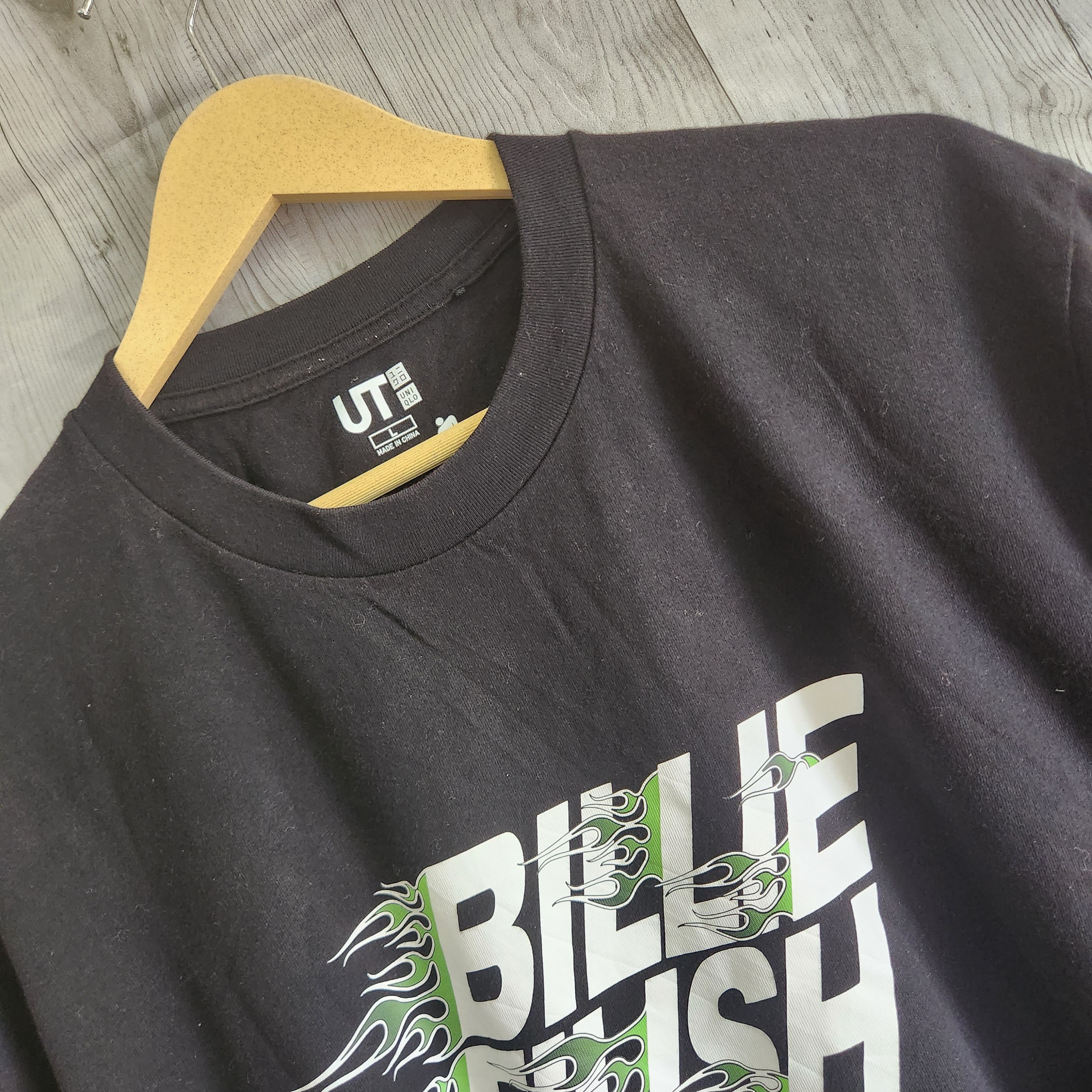 Billie Eilish X Uniqlo Black TShirt - 9