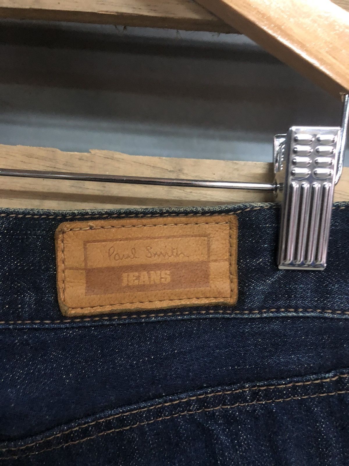 Rare Paul Smith Selvedge Denim Jeans Butterfly Button Donut - 13