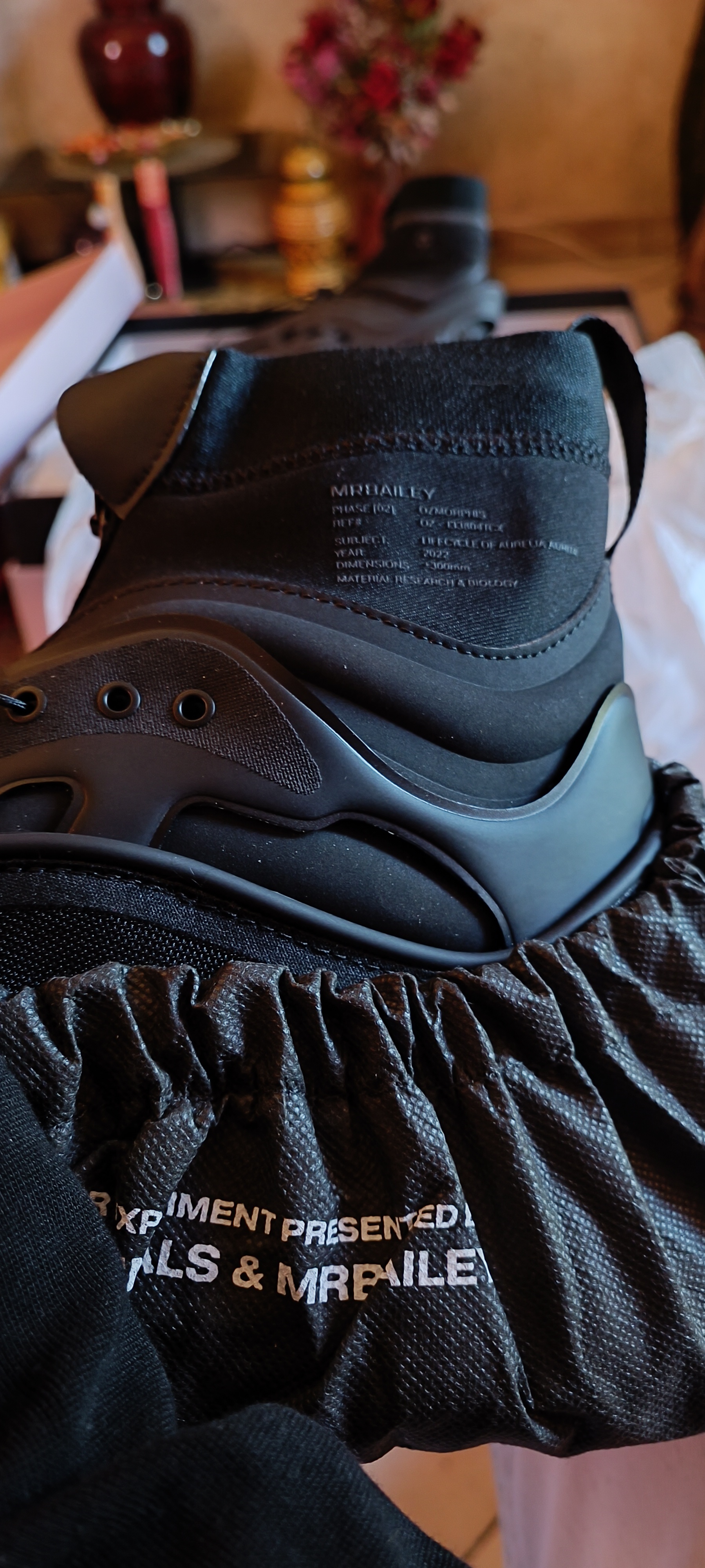 MRBAILEY × adidas Originals OZMORPHIS 'Core Black' (Size 7 to 13 US*) - 5