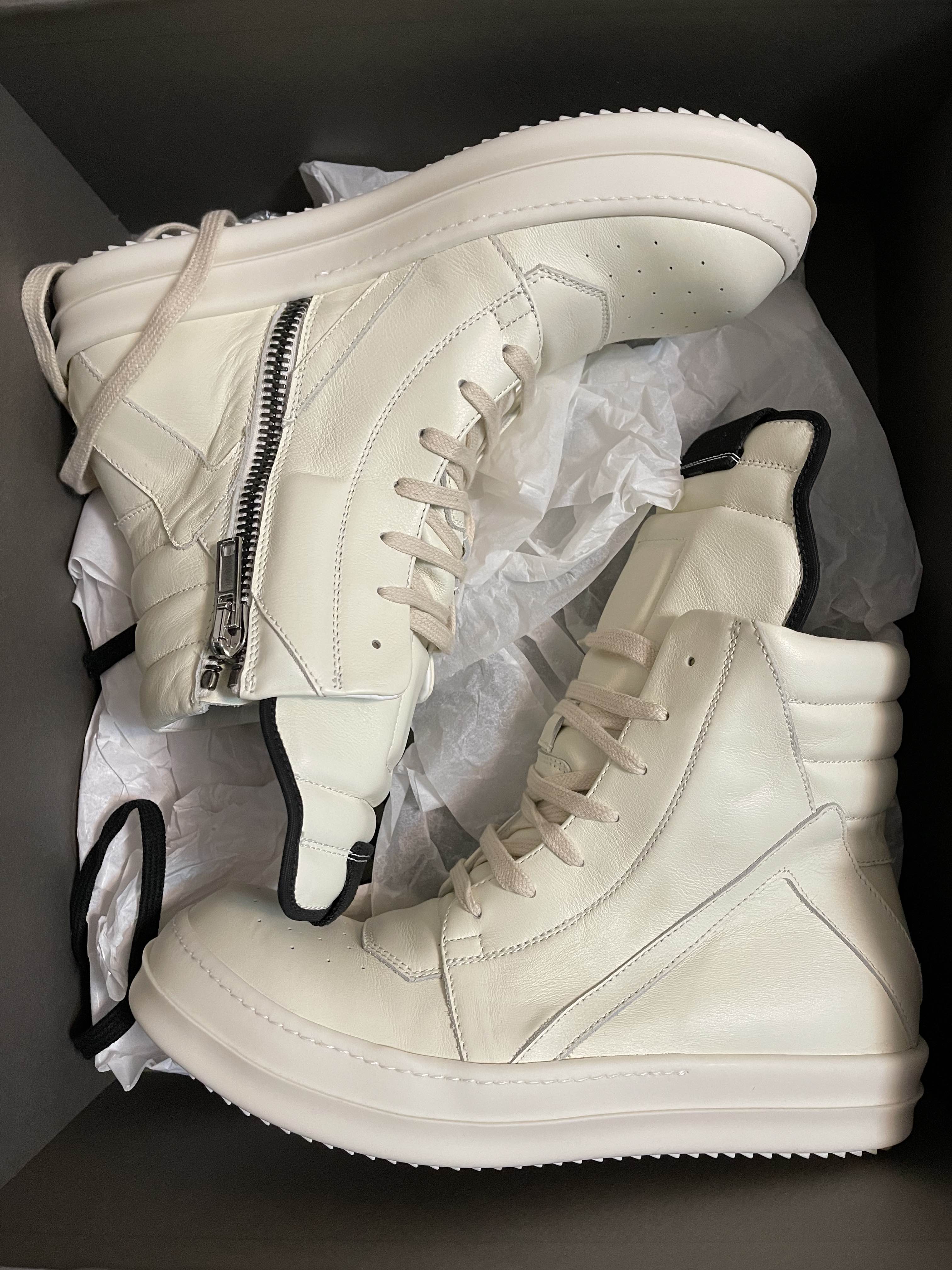 Geobasket Off-White High Top Sneakers 40.5 - 1