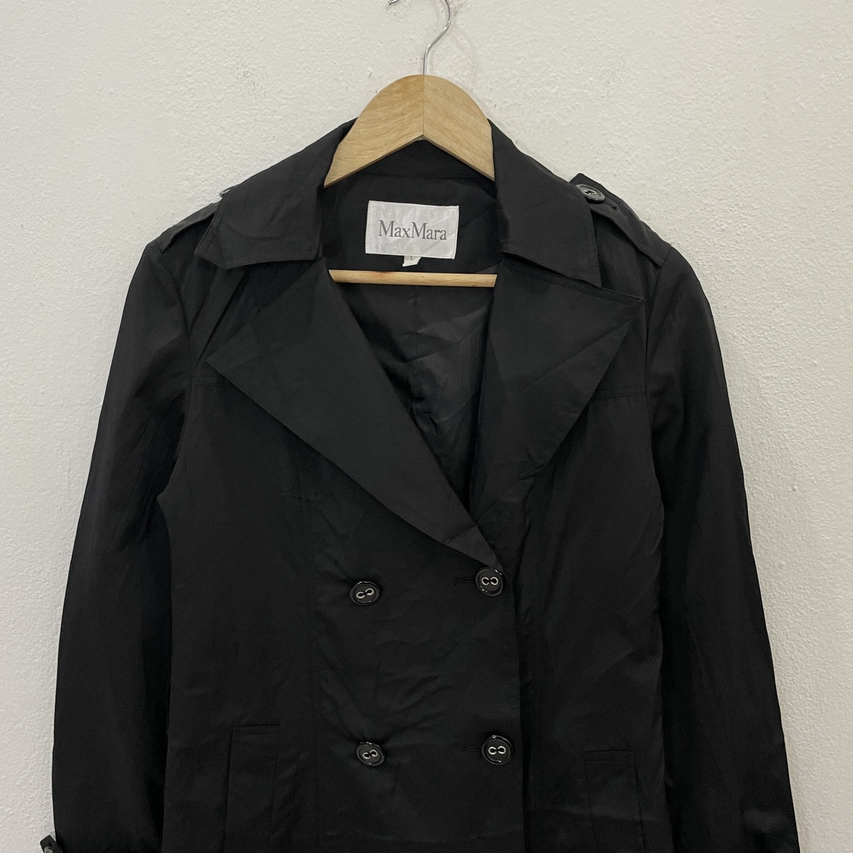 Vintage Maxmara Trench Coat Jacket - 4