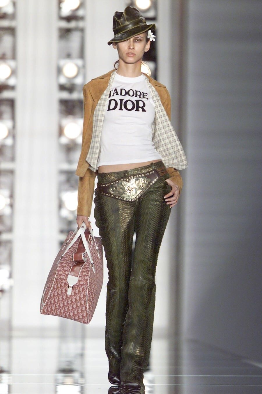 Dior x Galliano - FW01 Runway Dior Trotter Duffle Bag - 2