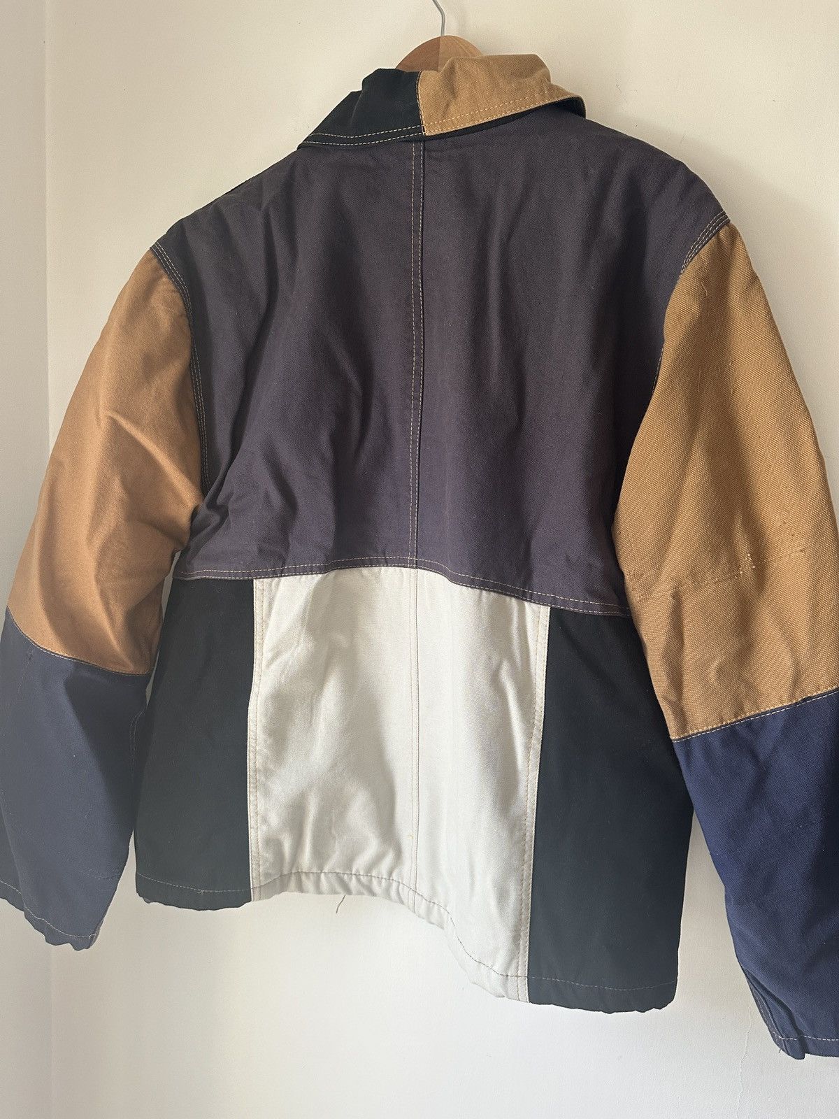 Vintage Carhartt Patchwork Workwear Jacket Size XL - 4