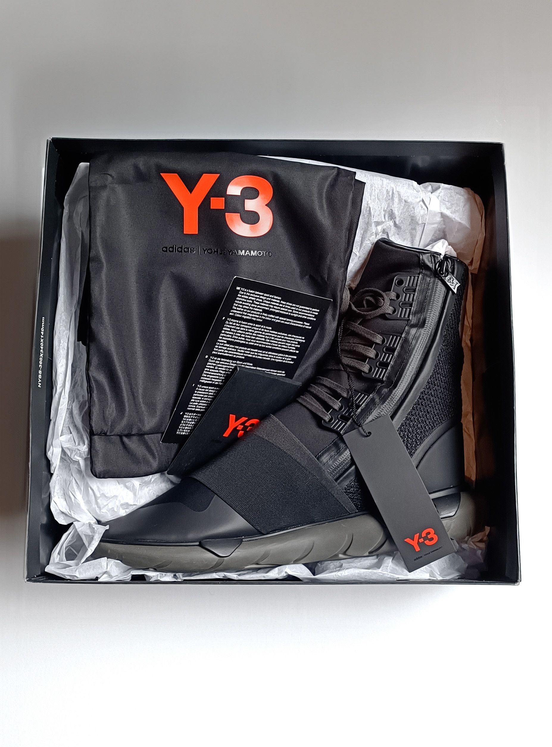 adidas Y-3 Yohji Yamamoto Qasa High Boot (Deadstock) - 15