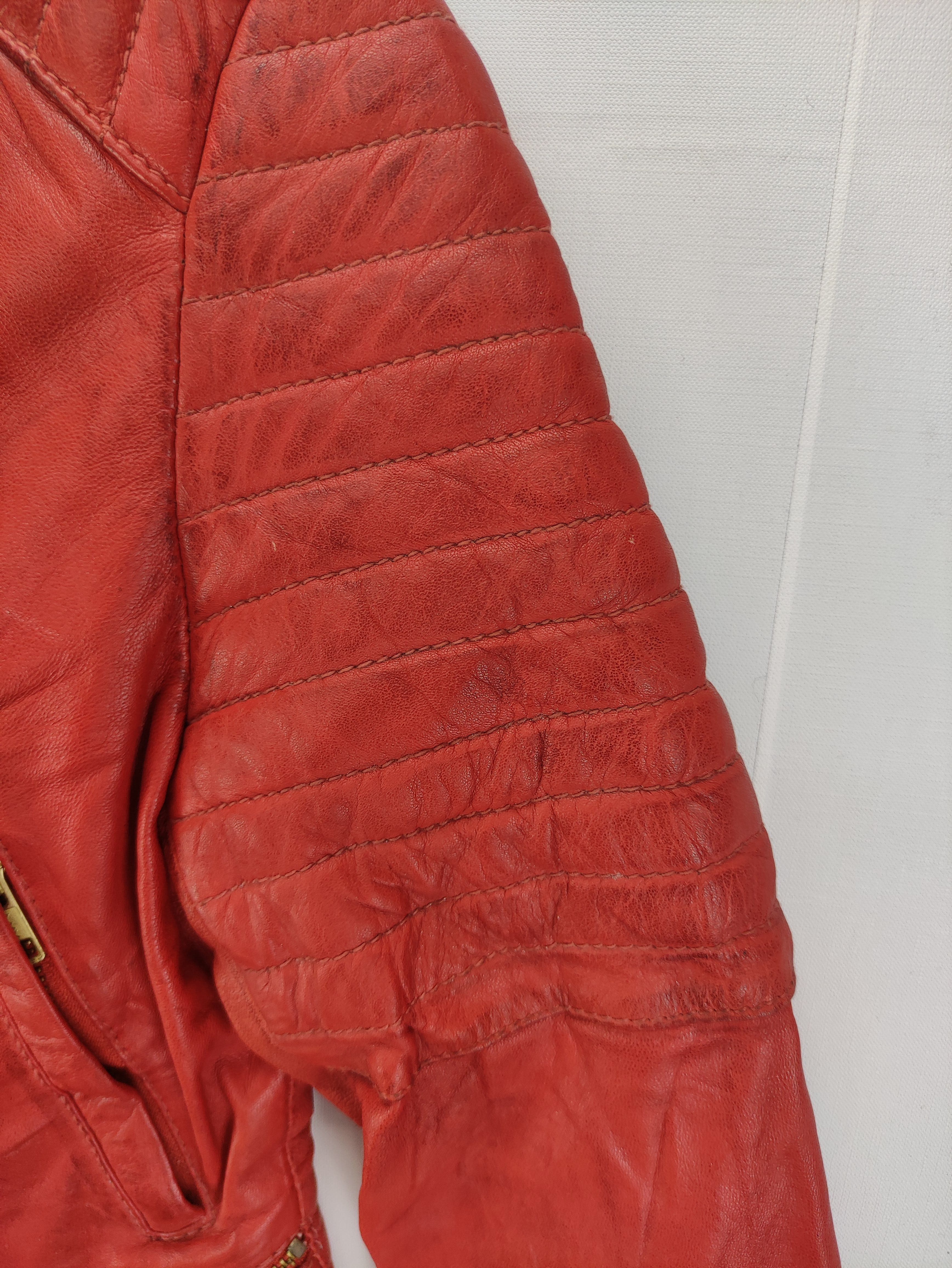 Vintage GG Lady Leather Jacket Zipper - 3
