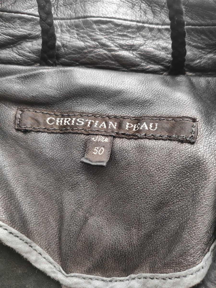 Christian Peau - Leather overshirt.Like Paul Harnden or Yohji Yamamoto - 8