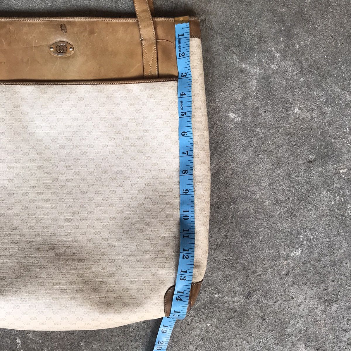 Authentic Gucci Monogram Tote Bag - 11