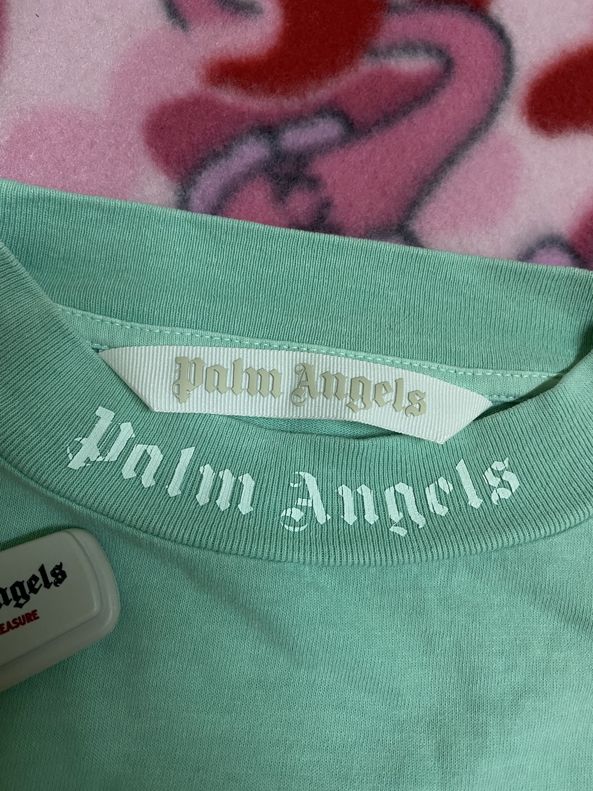Palm Angels Logo Printed Crewneck Oversize Tee T-shirt - 3