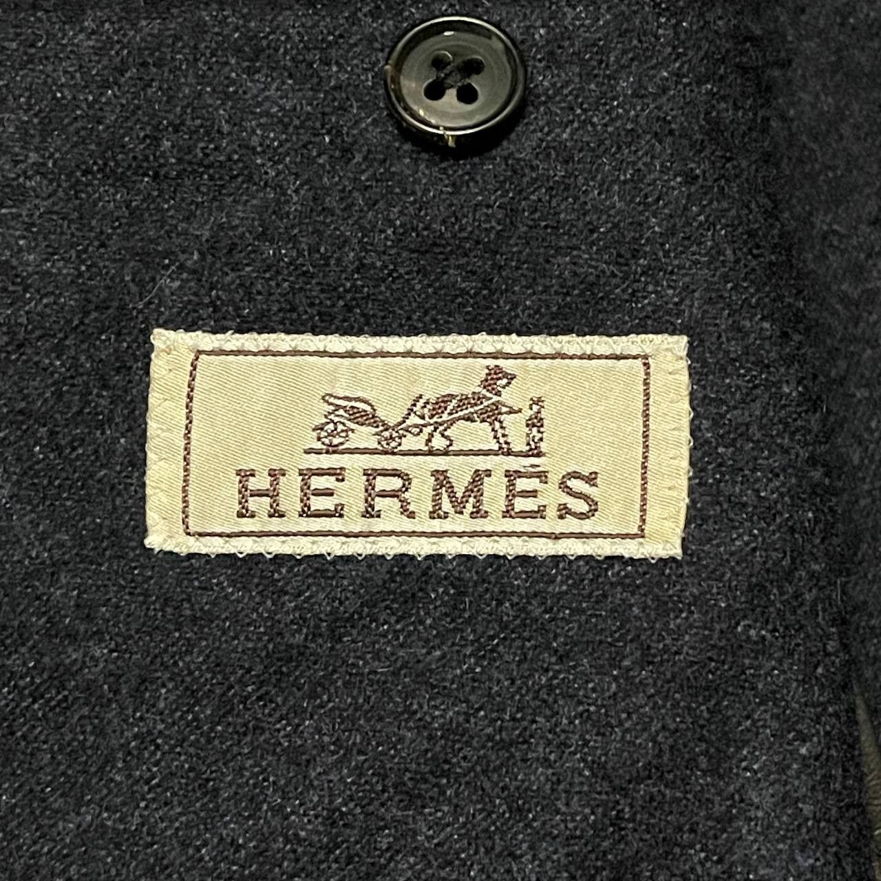 Vintage Hermes Made in Italy Jacket 100% Cahsmere - 11