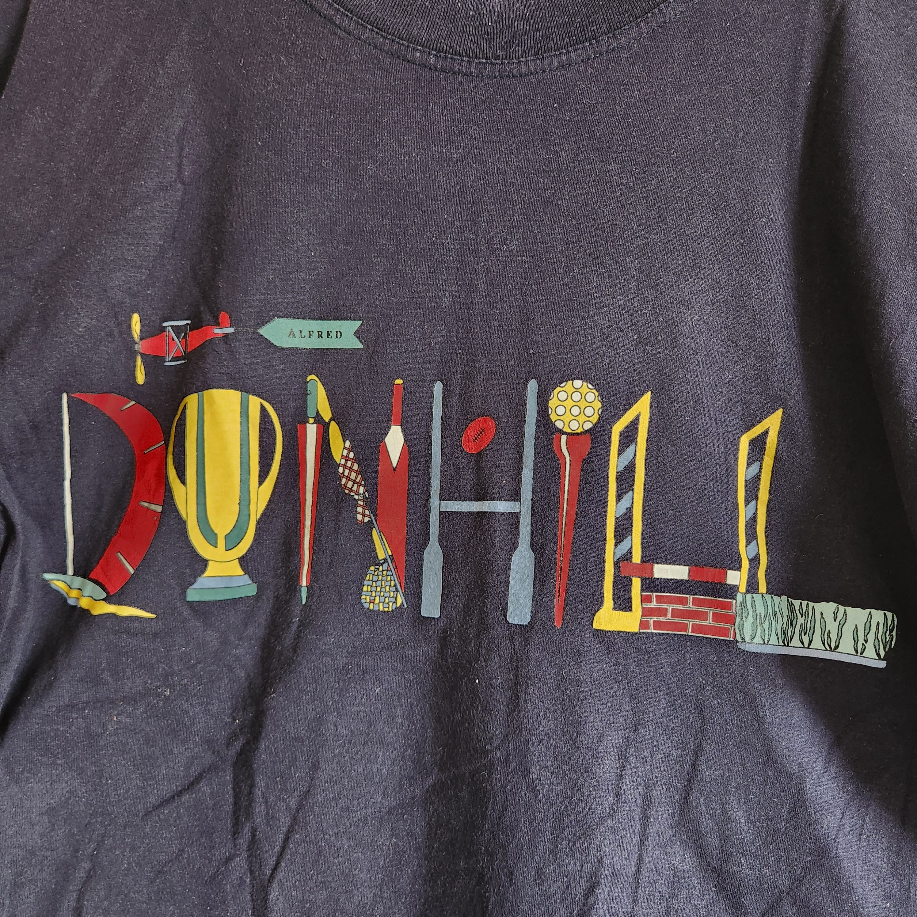 Vintage 1980s Alfred Dunhill TShirt Single Stitches - 6