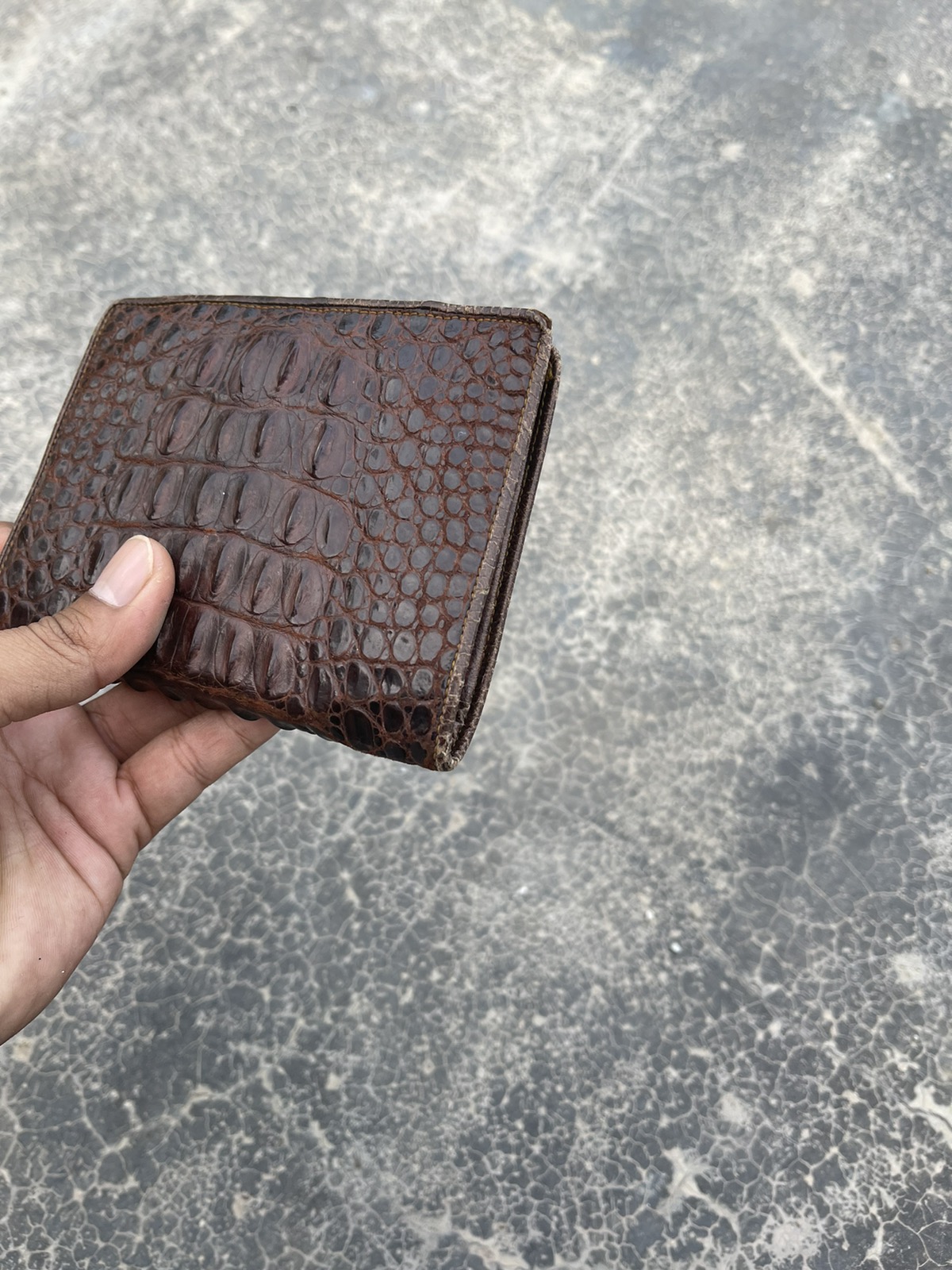 Handmade - Genuine Crocodile Leather Handmade Wallet - 7