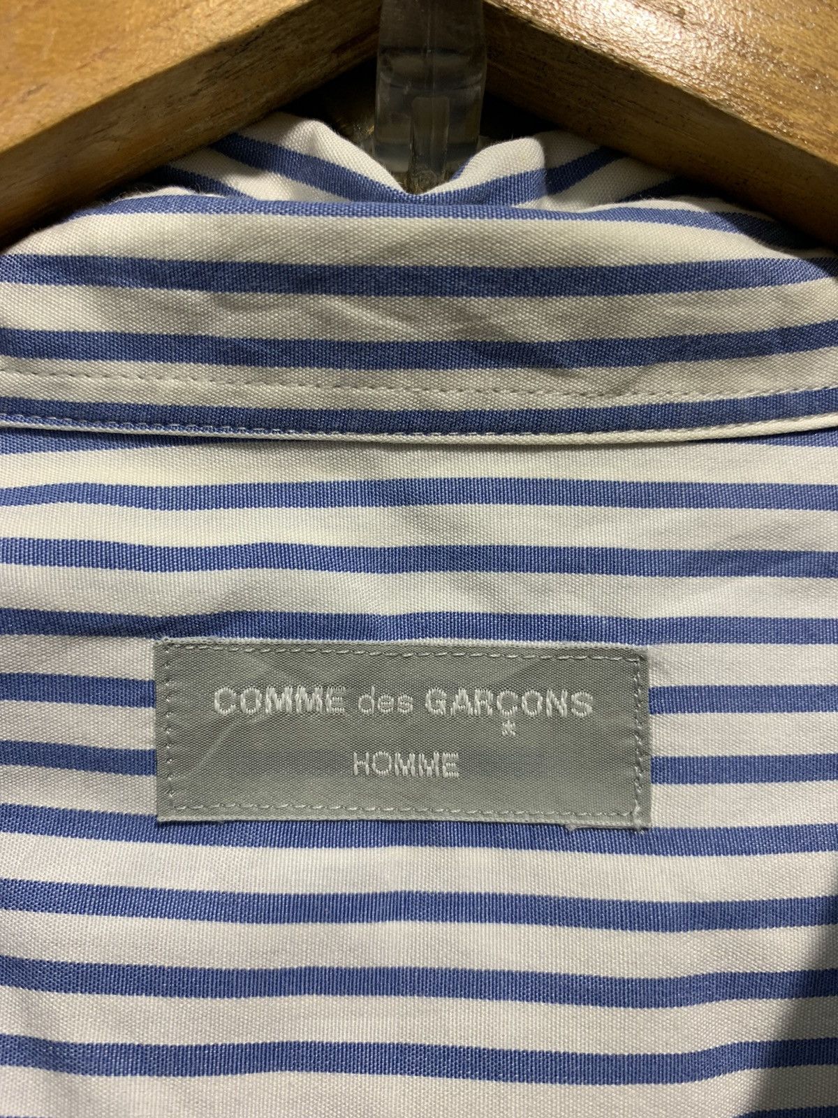 🔥VTG CdG HOMME CANDY STRIPES SLEEVELESS UNSEWN SHIRTS - 6