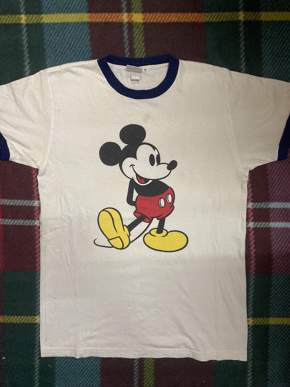 Vintage 90s Mickey Mouse Ringer T-shirt - 3