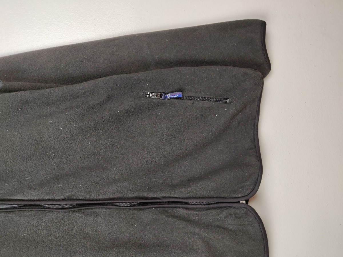 Black - Fleece Sweater Outdoor Jacket Zipper - 4