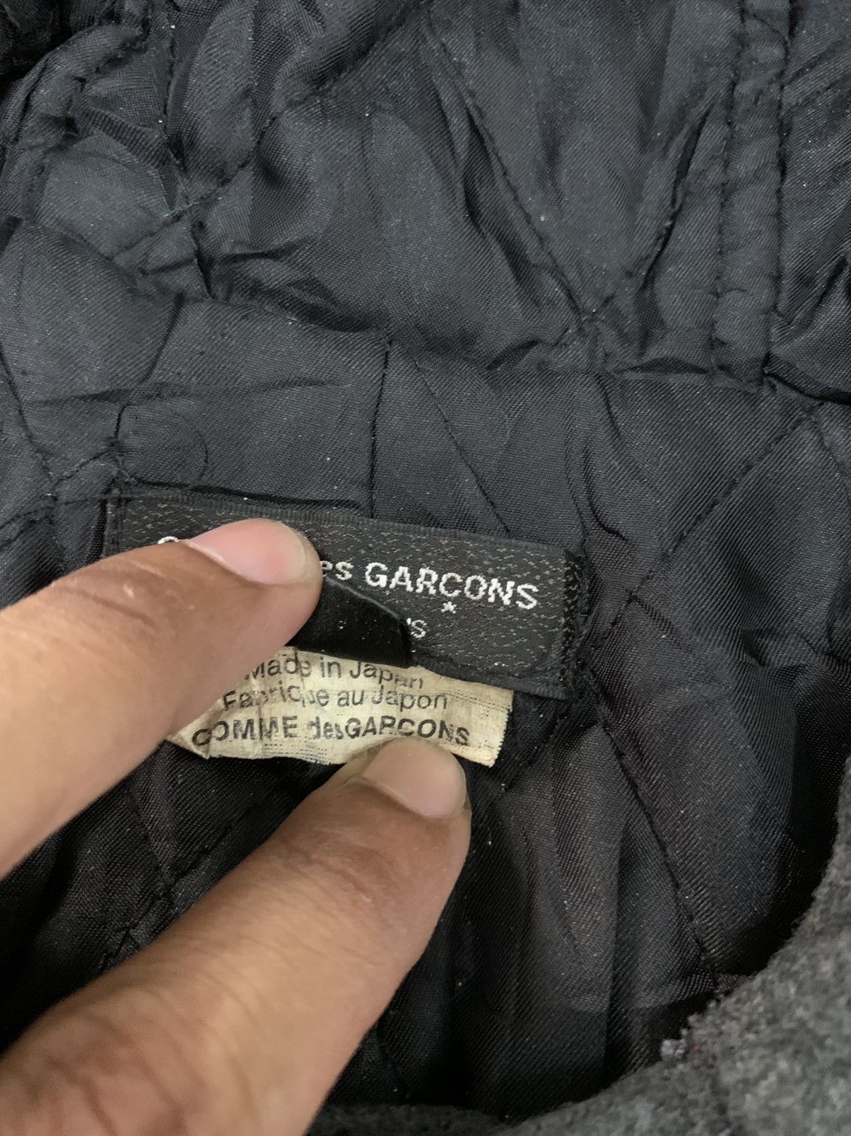 🔥CdG HOMME PLUS AD2009 GREY DUFFLE COATS - 12