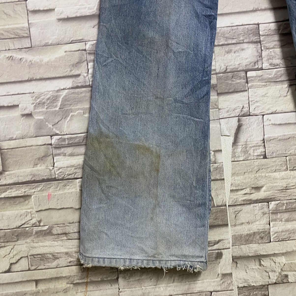 Vintage 80s Big John Distressed Rusty Bell Bottom Jeans - 15