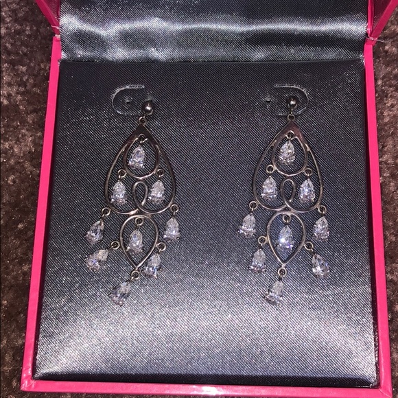 Crystal Dangle Earrings - 2