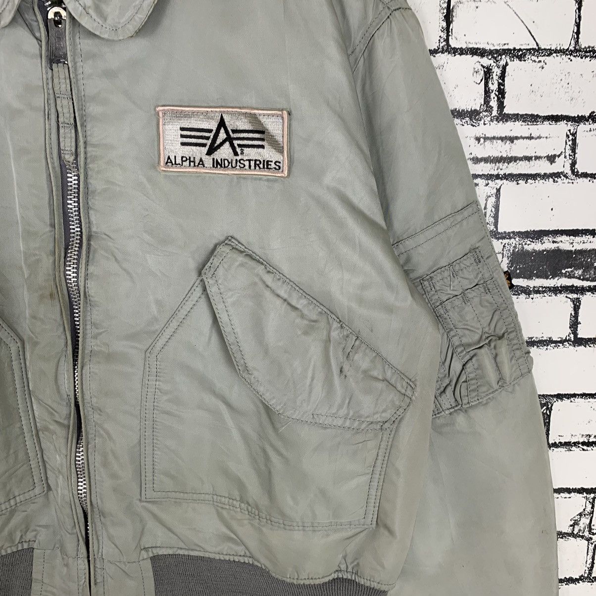 Alpha Industries CW Flight Jacket Alpha Bomber Jacket - 6