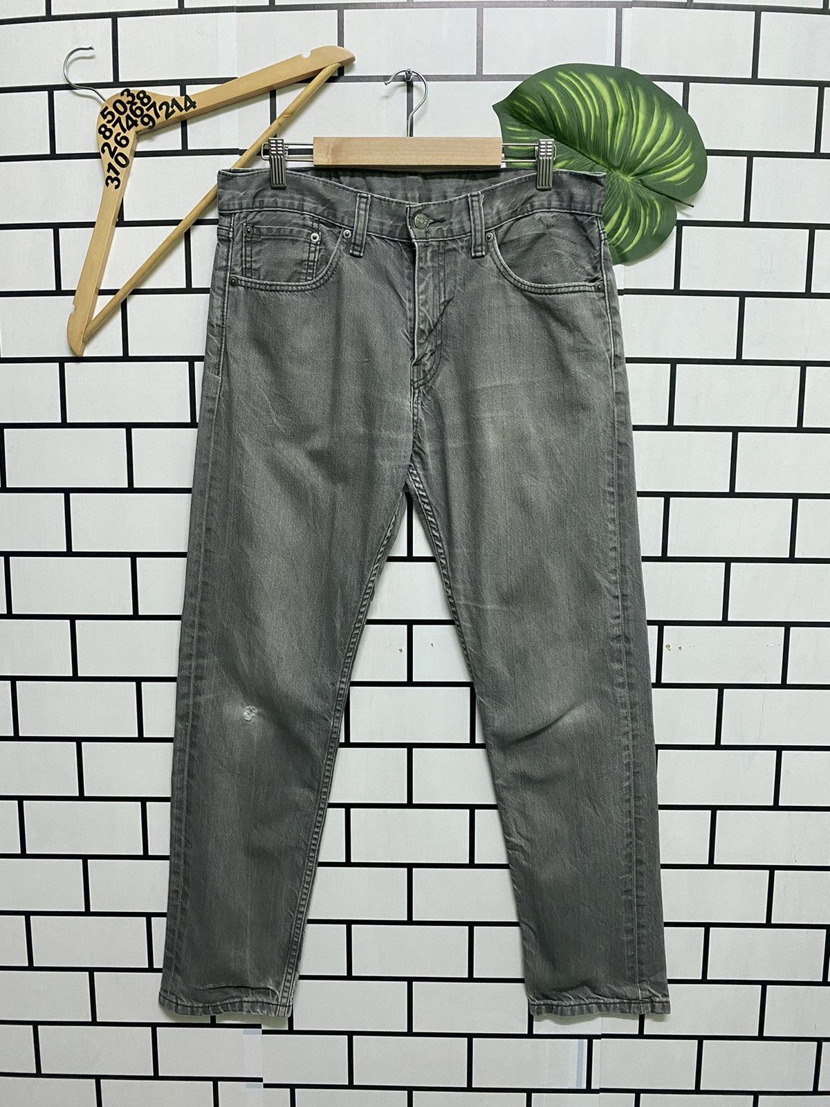 Vintage Levi's 508 Grey Stone Earth Distressed Denim -L45 - 1