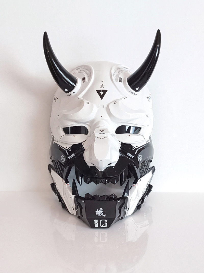 CYBER ONI MASK [ 鬼 ] Limited Art Piece Headgear ZGMF-1001/K #10 - 1
