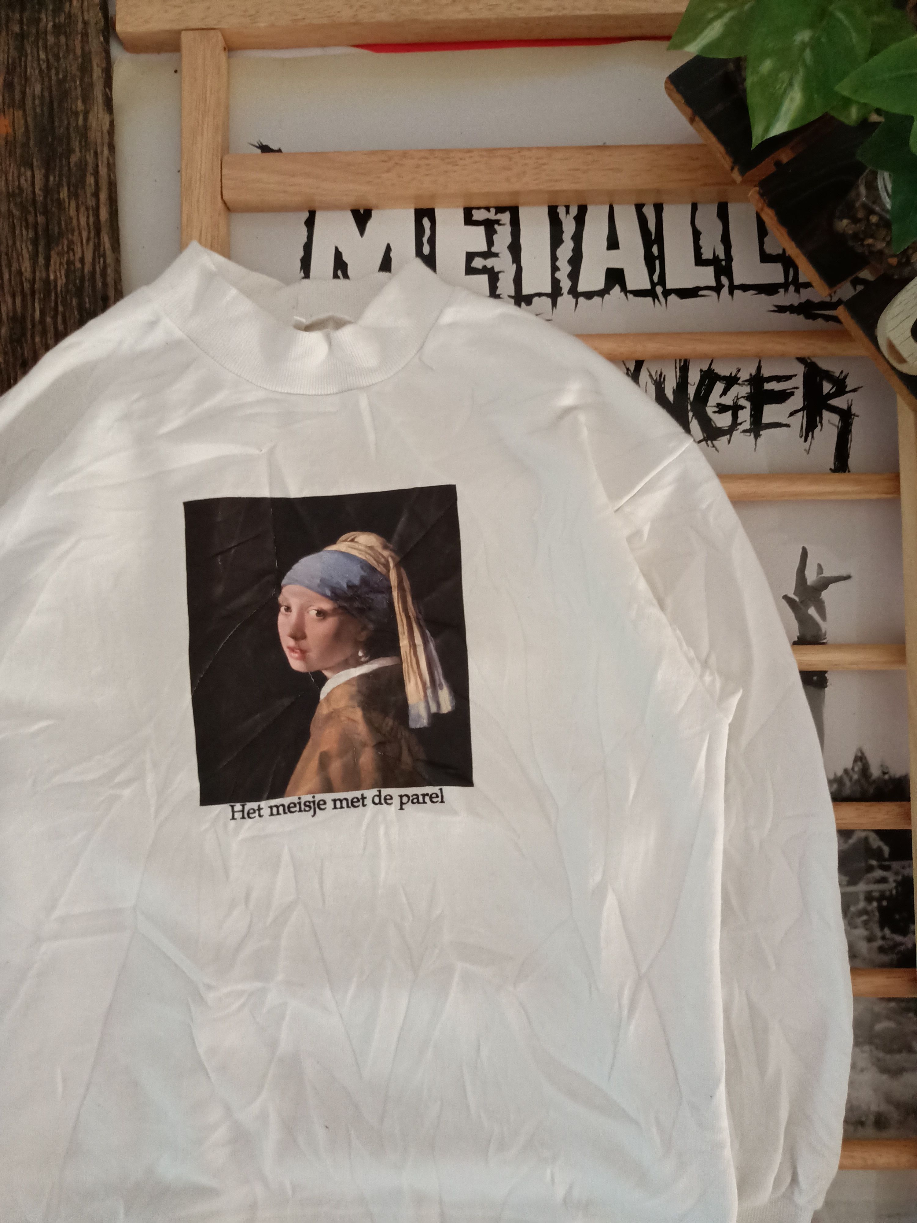 Japanese Brand - Steals💥 Johannes Vermeer Art Painting Potret Shirt - 3
