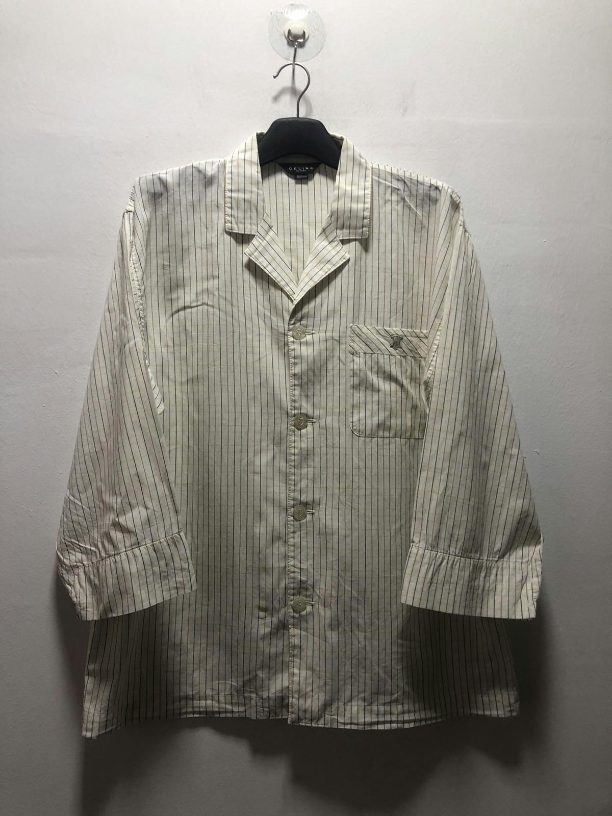 Vintage CELINE Pyjamas Sleepwear Shirt - 1