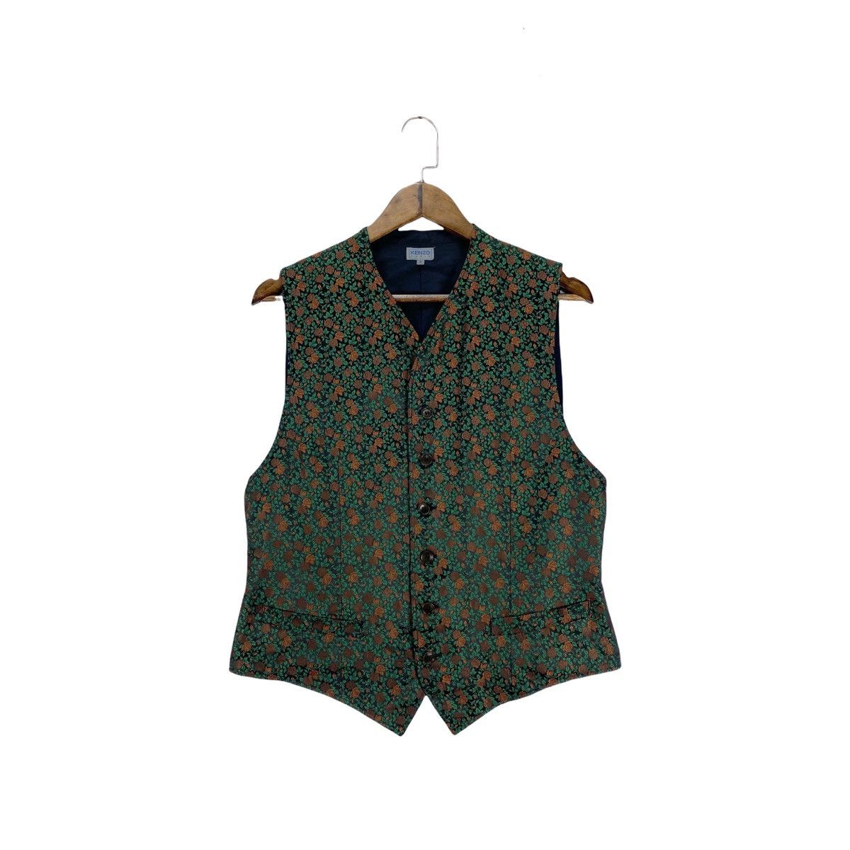 Vintage Kenzo Paris Silk Vest - 1