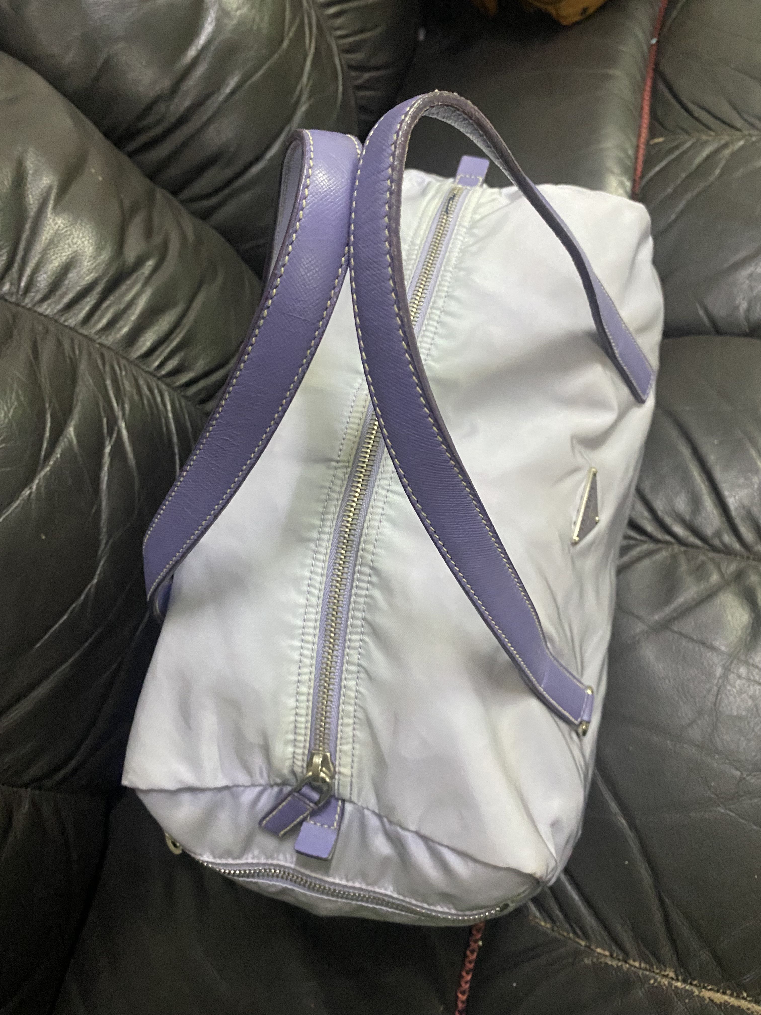 Authentic Prada Tessuto Nyalon Boston Bag - 8