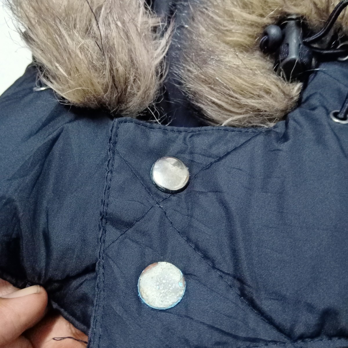 Bomber Style Jacket - Puffer Jacket with Hoodie - 9