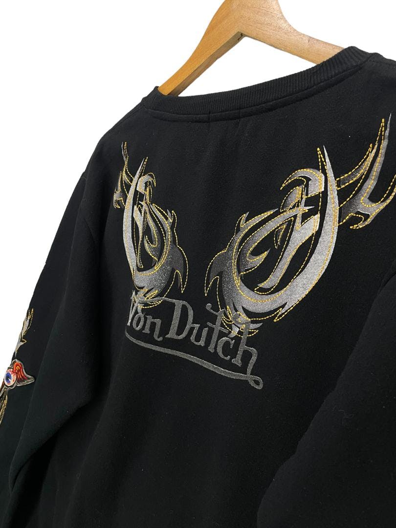 Brand - 🔥Von Dutch Spell Out Logo Crewneck Sweatshirt - 4