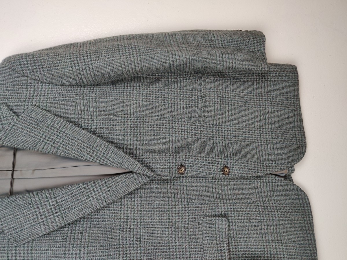 Chaps Ralph Lauren - Checkered Blazer Coat Jacket - 5