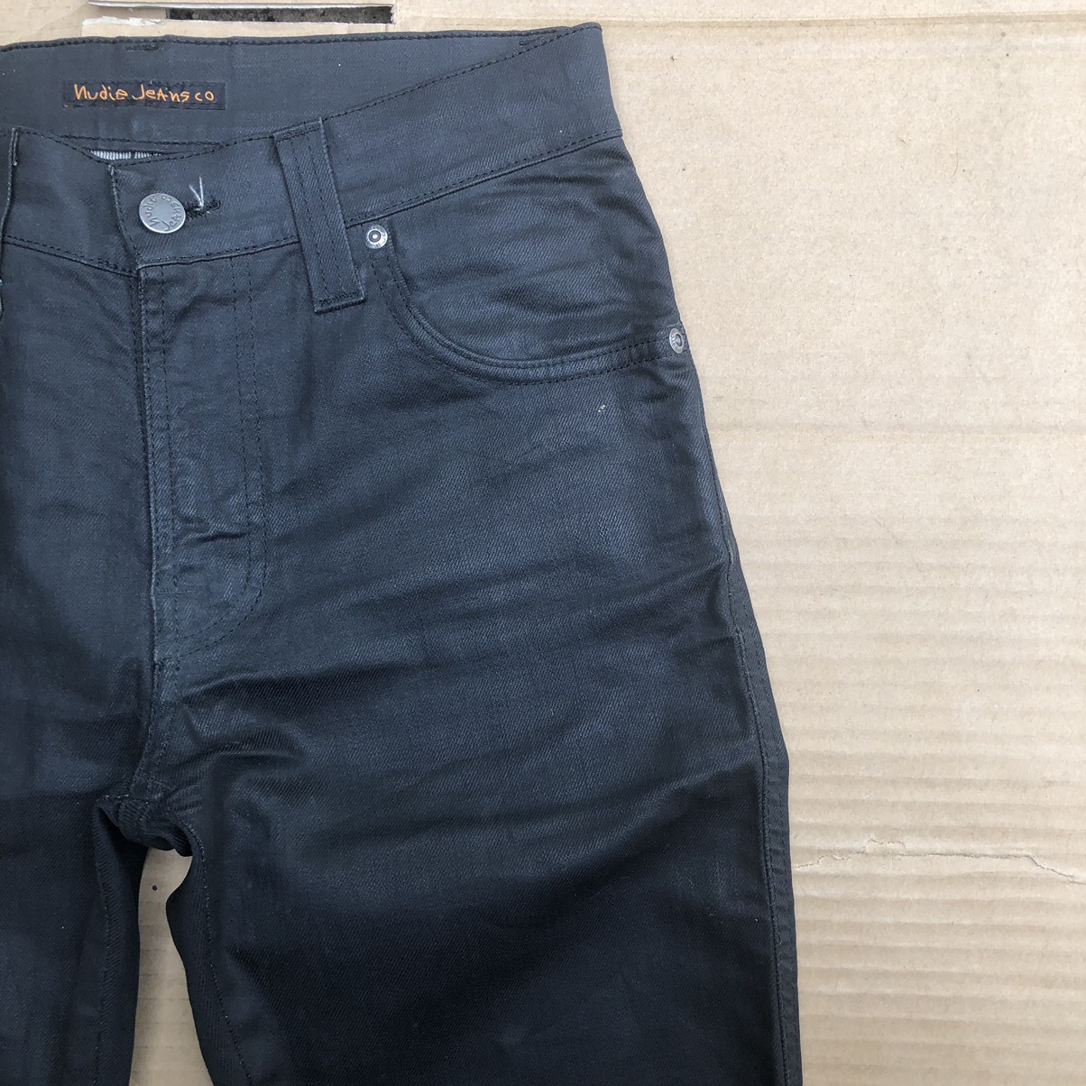 Nudie jeans slim Jim dry black coated Travis Scott - 3