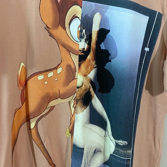 Givenchy Peach Bambi Print Tee - 6