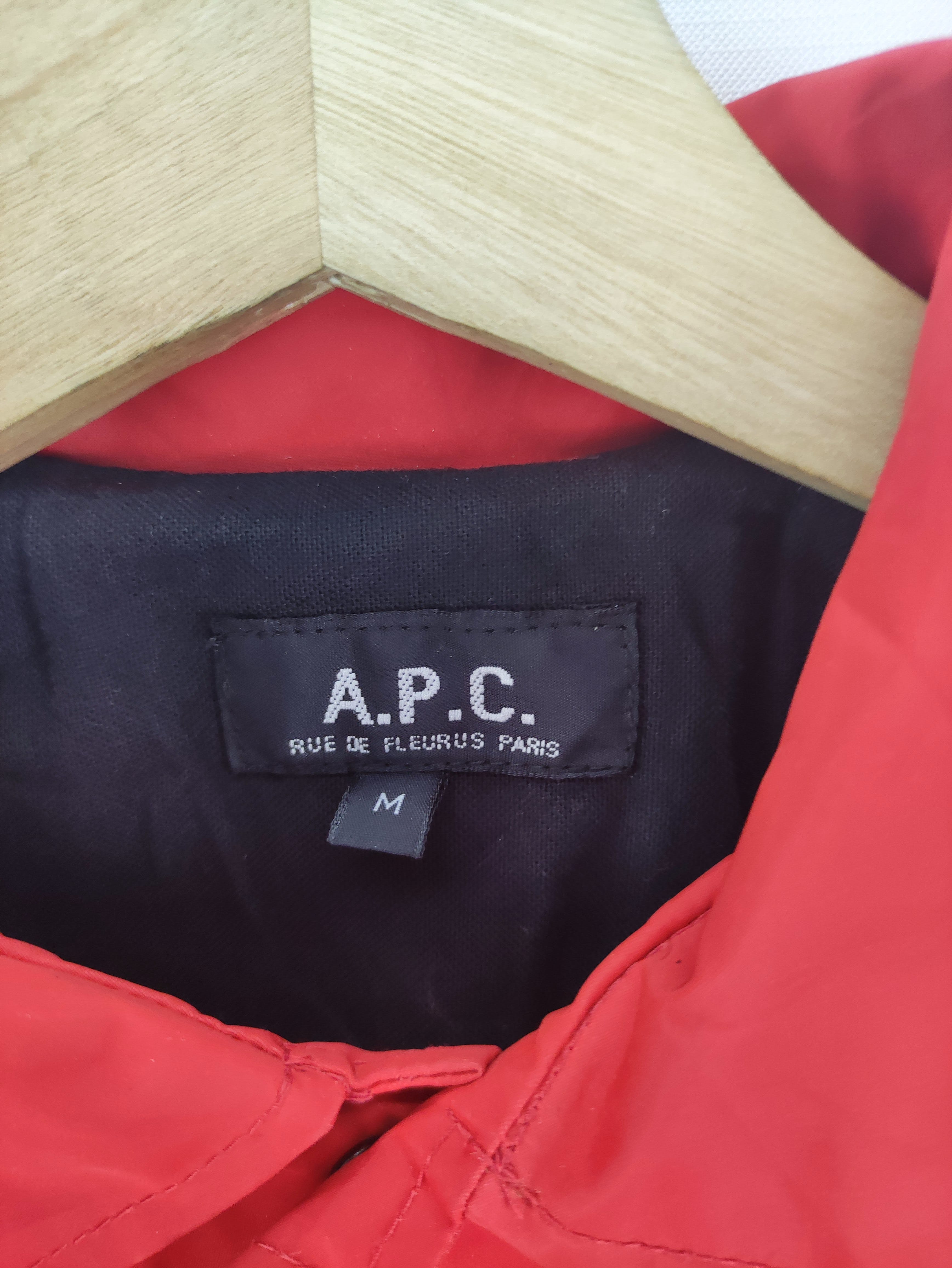 Vintage A.P.C Snap Button Coach Jacket - 3