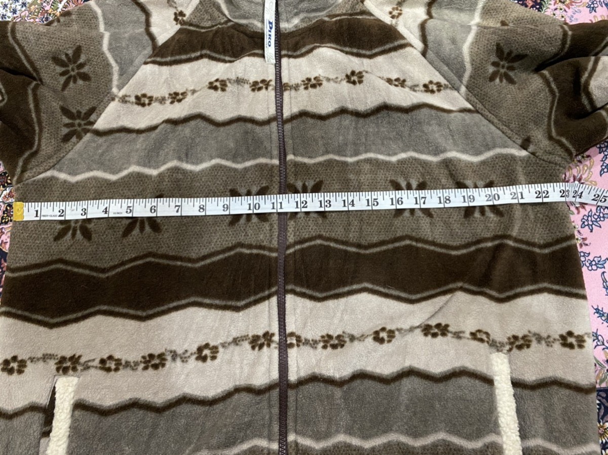 Vintage - Piko Hawaii Fullprint Sherpa Fleece Jacket - 12
