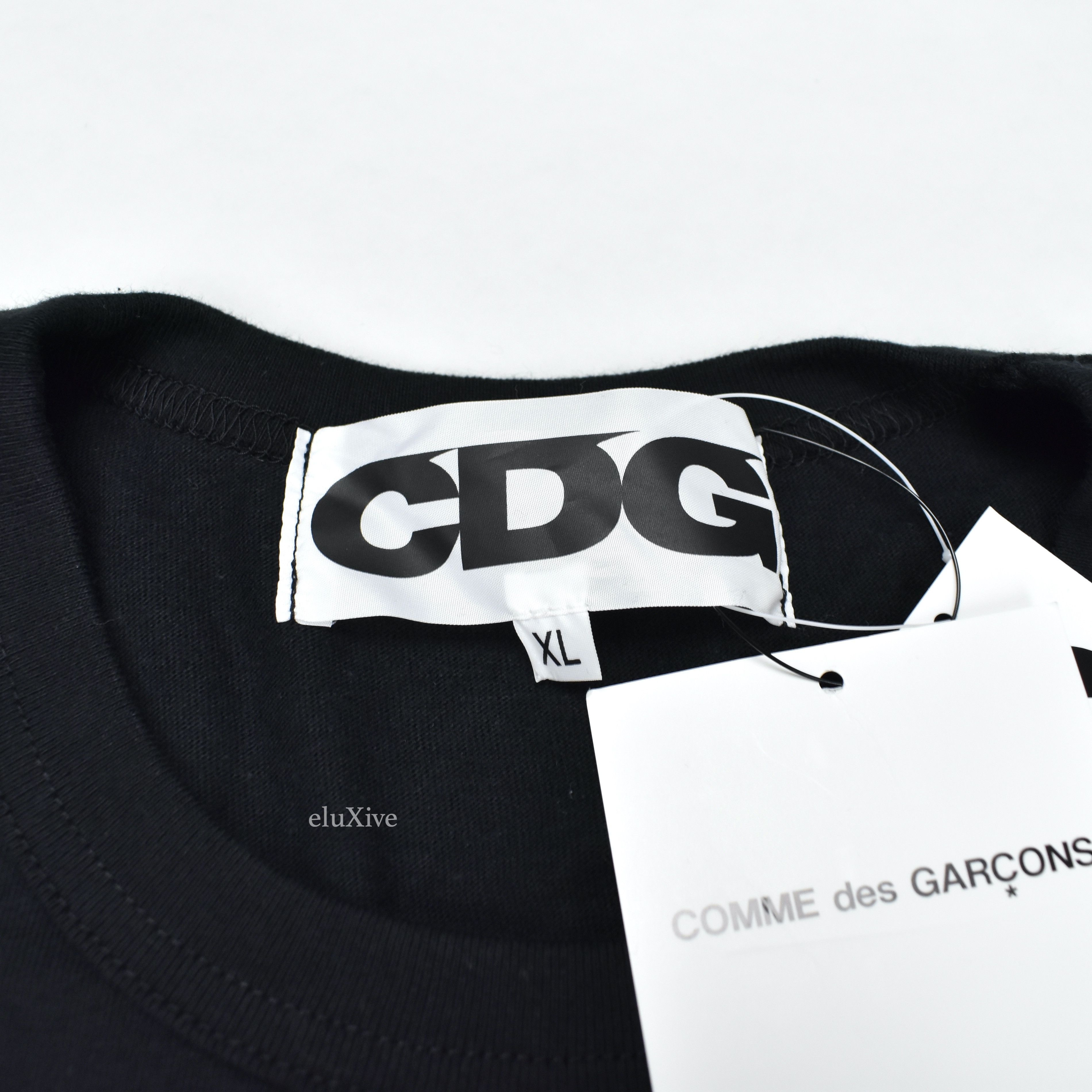 Comme des Garcons Medicom CDG Bearbrick Logo L/S T Shirt DS - 2