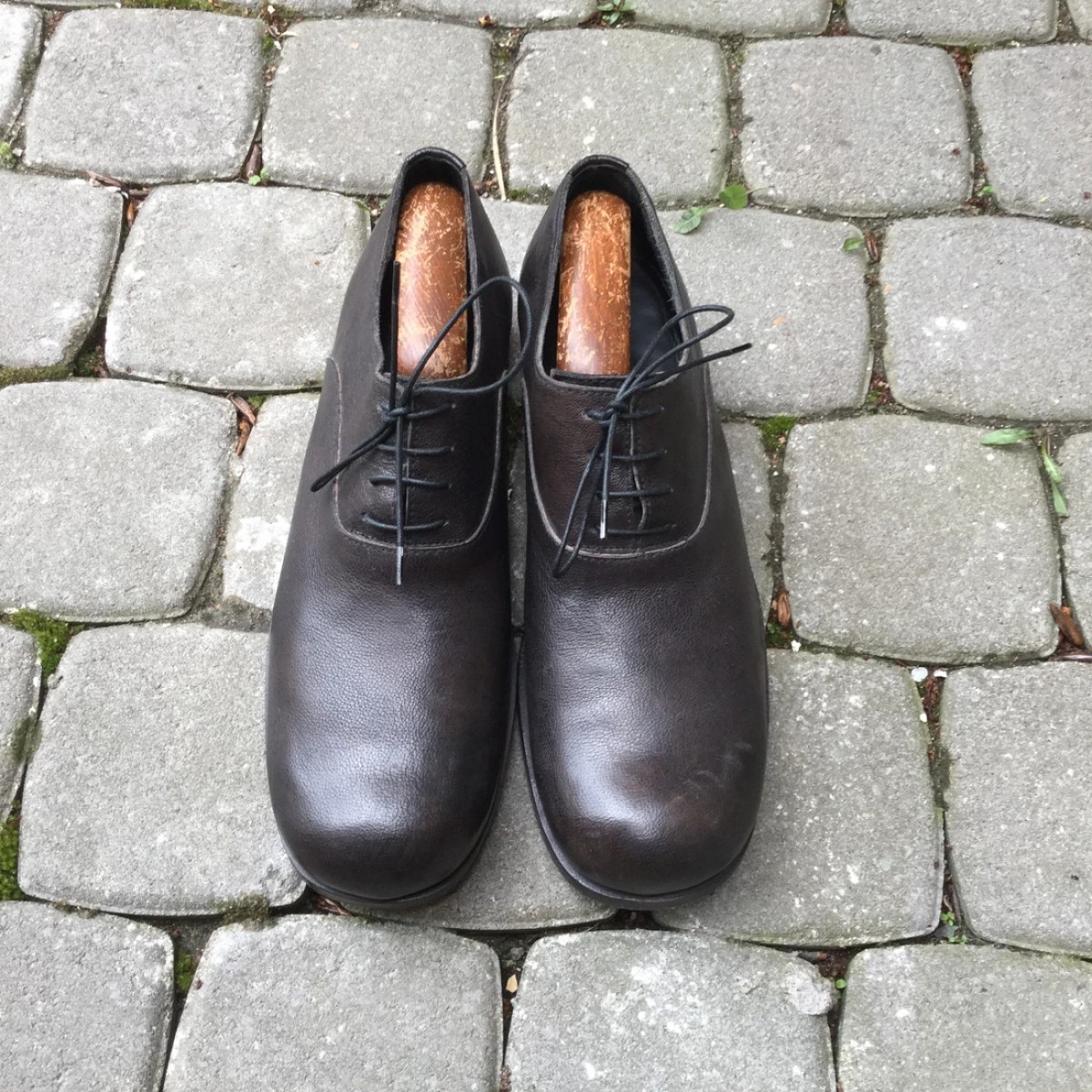 A1923 - A diciannoveventitre AUGUSTA horse leather derby shoes - 1