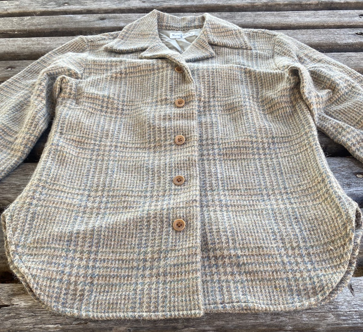 Margaret Howell - Margaret Howell Checkered Wool Button Up Shirt Made in Japan - 5
