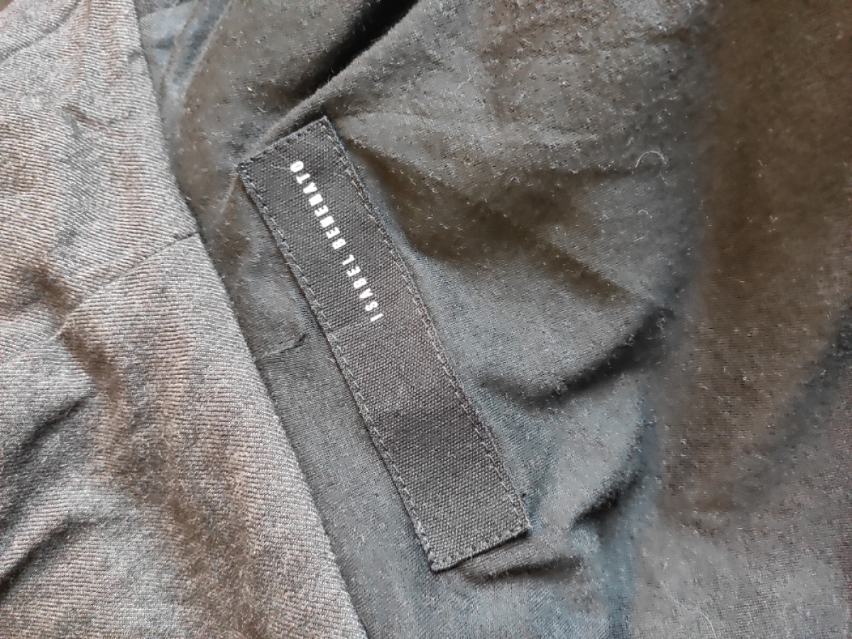 Isabel Benenato - GRAIL! Wool & leather hooded coat. Like Julius, Rick Owens - 8