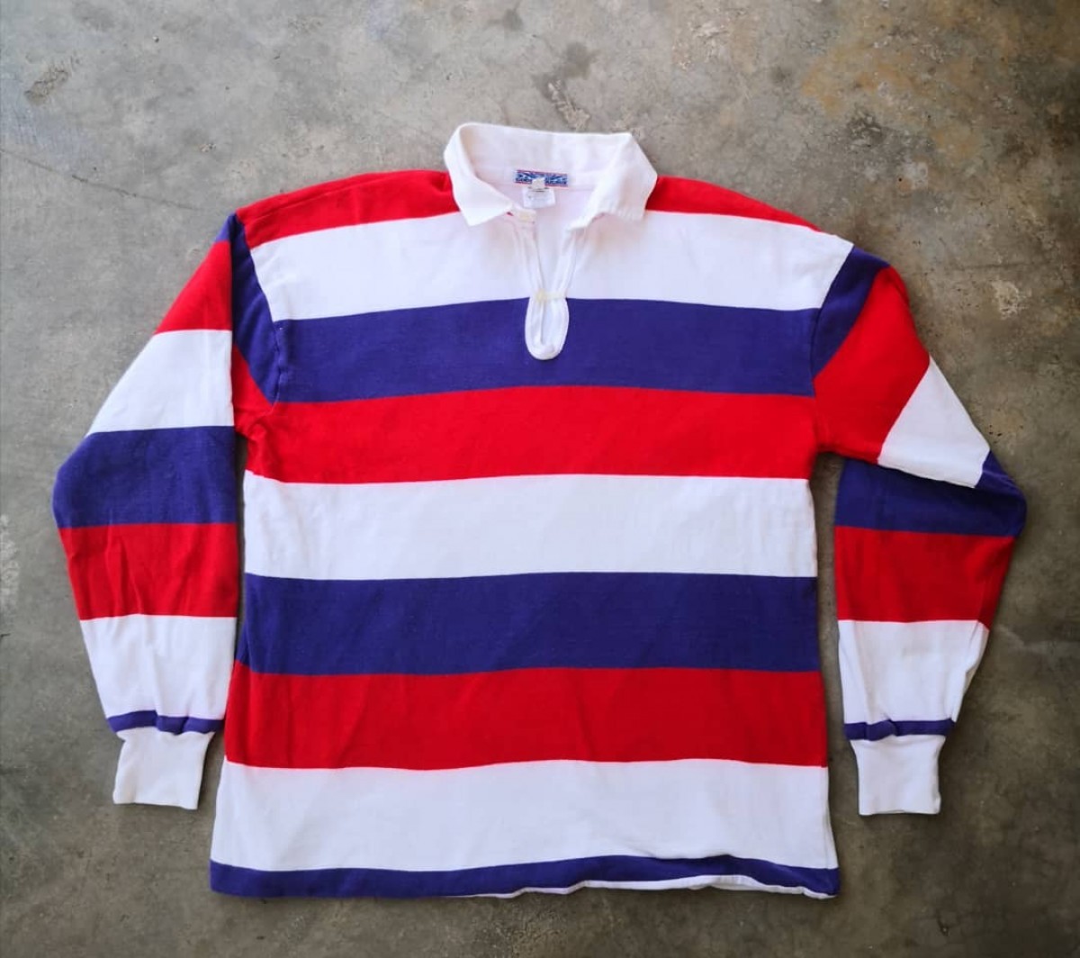 Goodenough - UK Stripes Long Sleeve Polo - 1