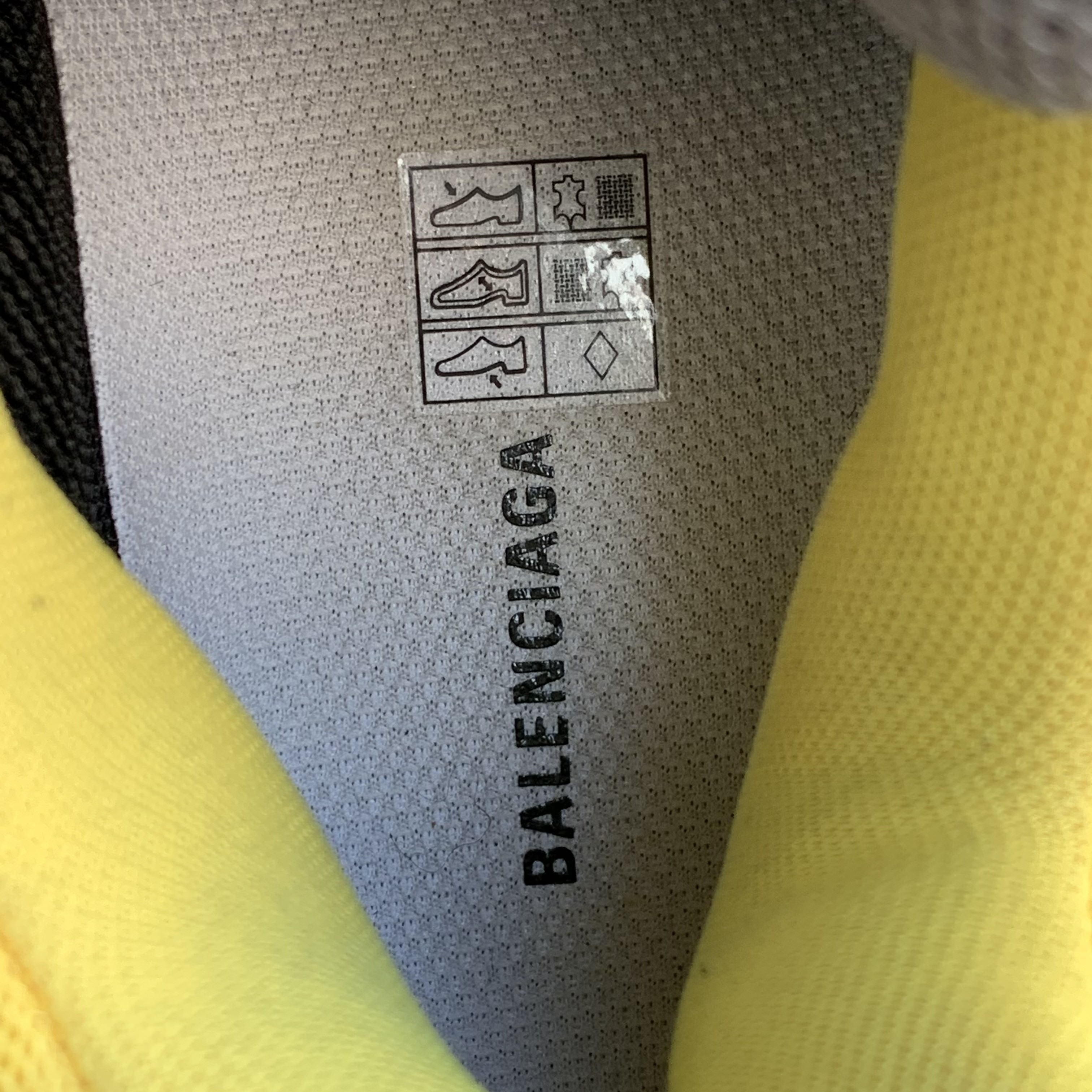 Balenciaga Triple S Beige Green Yellow Sneakers - 9