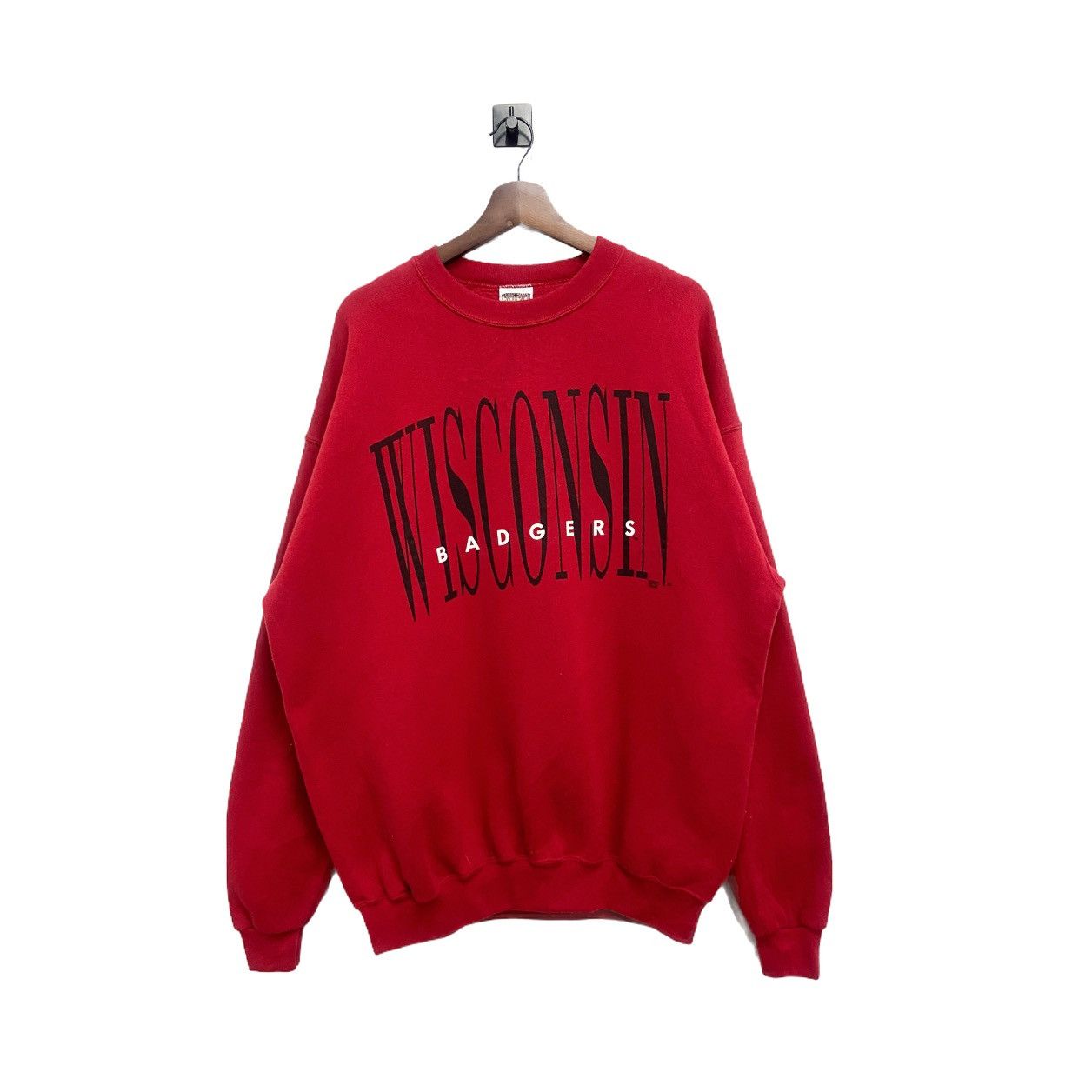 Vintage 90s Wisconsin Badgers Oversized Sweatshirt - 1