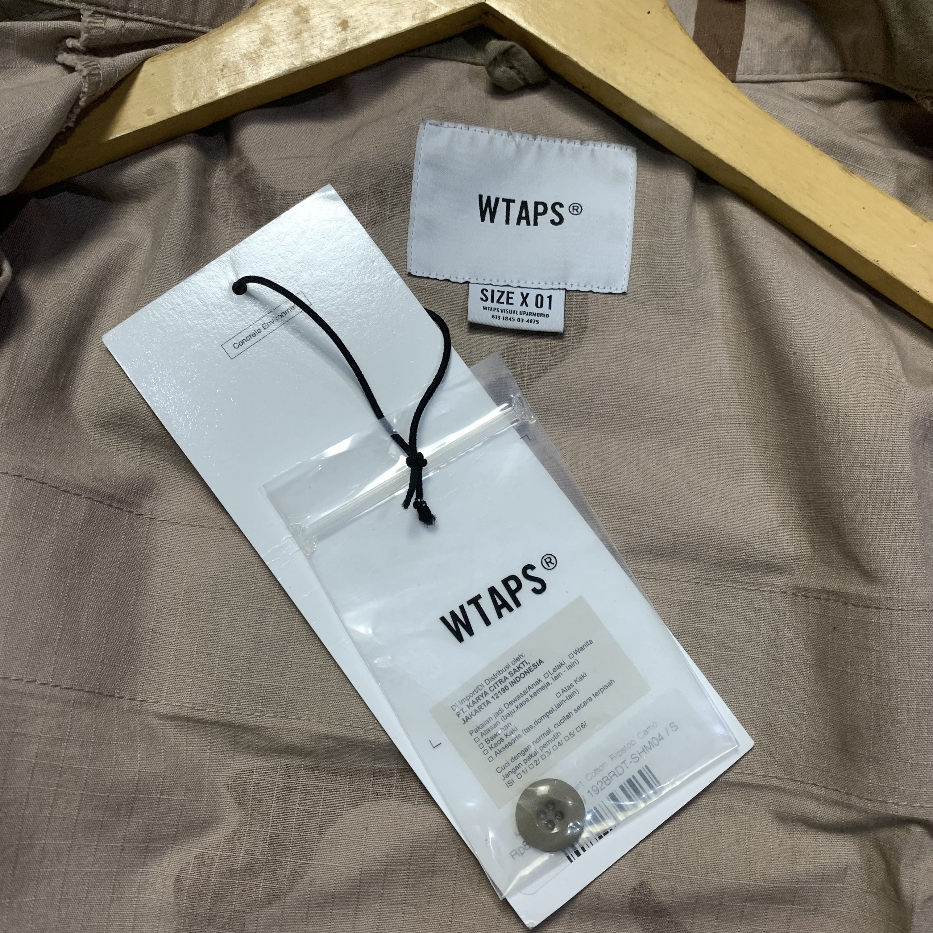 WTAPS Wtaps Desert Camo Modular Ls Shirt | goodsarchive | REVERSIBLE